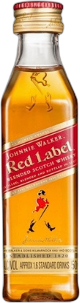Whisky Johnnie Walker Red Miniaturas