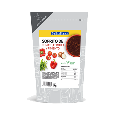 Sofrito de Tomate, Cebolla y Pimiento Intenso 1 kg