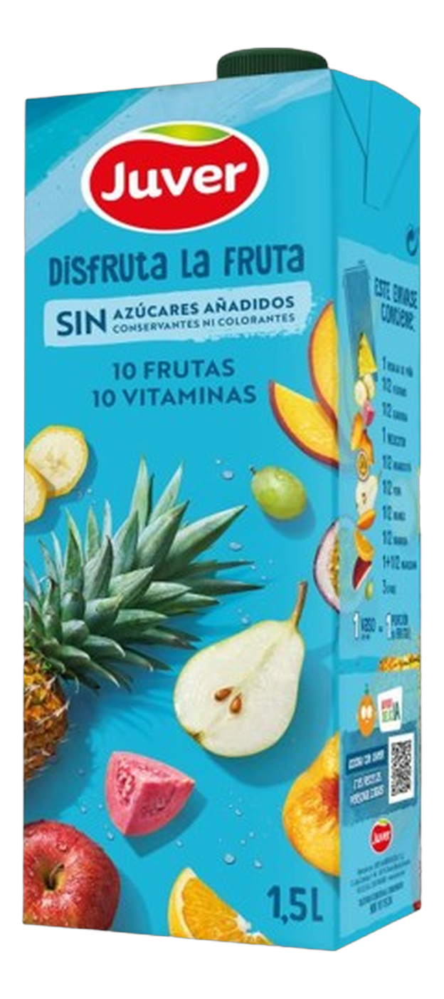 Disfruta la Fruta 10 Frutas 10 Vitaminas 1,5 L