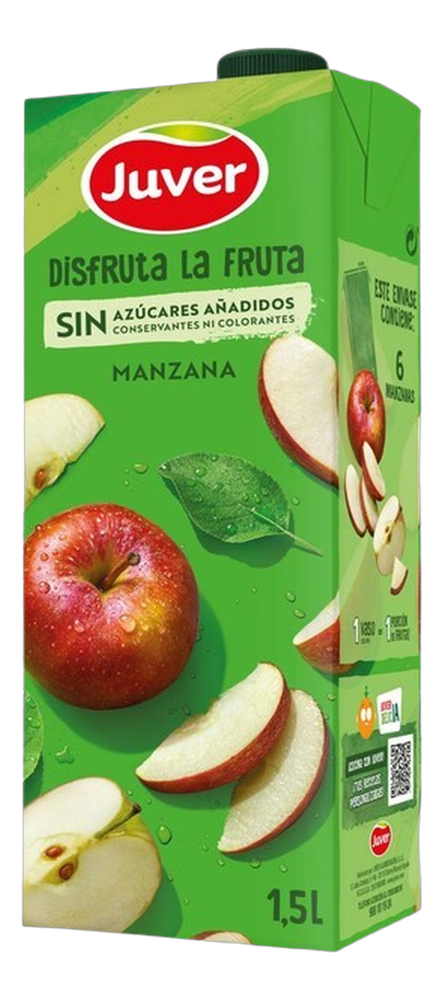 Disfruta la Fruta Manzana Sin Azúcar 1,5 L