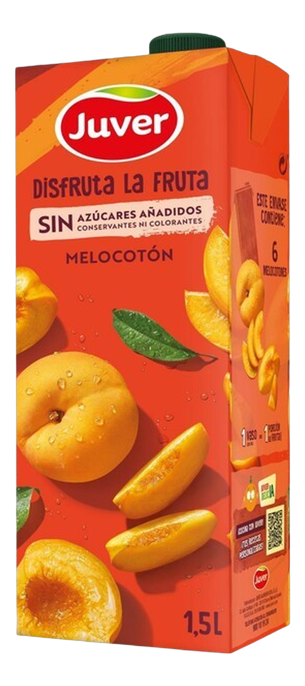 Disfruta la Fruta Melocotón Sin Azúcar 1,5 L