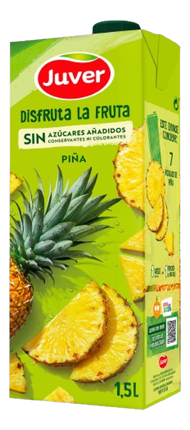 Disfruta la Fruta Piña Sin Azúcar 1,5 L