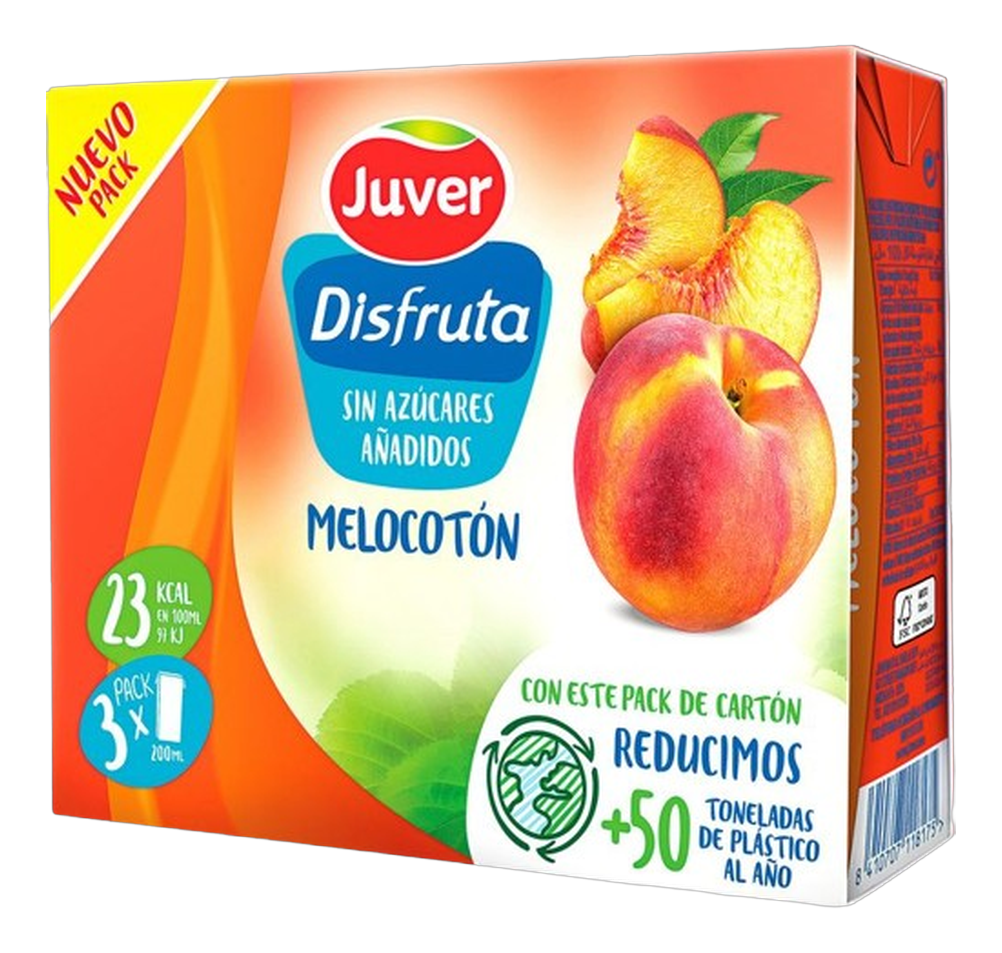 Disfruta Melocotón Mini Brick Pack 3