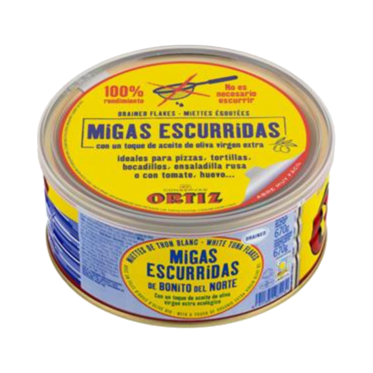Migas Escurridas de Bonito del Norte 810 g