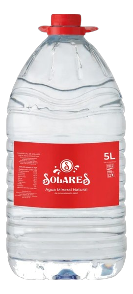 Agua Mineral Natural Garrafa 5 L